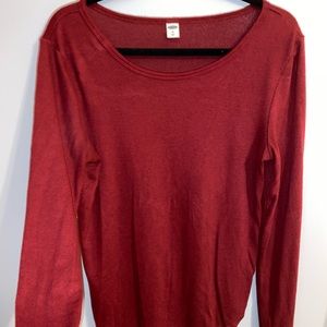 Maroon sweater (luxe) material
